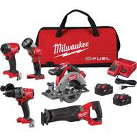 M18 Fuel 5-Tool Combo Kit, Lithium-Ion, 18 V Seagulf Marine Industries Inc.