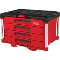 PackOut 4-Drawer Tool Box, 16-3/10" x 22-1/5" x 14-3/10", Red Seagulf Marine Industries Inc.