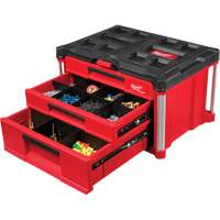 PackOut 3-Drawer Tool Box, 16-3/10" x 22-1/5" x 14-3/10", Red Seagulf Marine Industries Inc.