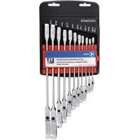 RCWS-11FS Flex Head Wrench Sets, Combination/Flex Head, 11 Pieces, Imperial Seagulf Marine Industries Inc.