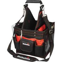 11" Electrical/Maintenance Tool Carrier with Parts Tray, Ballistic Polyester, Black/Red Seagulf Marine Industries Inc.