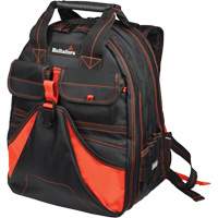 Deluxe Tool Backpack, Black/Red, Ballistic/Polyester Seagulf Marine Industries Inc.