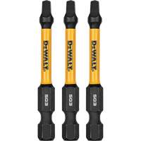 3-Piece FLEXTORQ&reg; Impact Screwdriving Bits, Square, #3, 1/4" Drive Seagulf Marine Industries Inc.