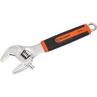 Adjustable Wrench, 10" L, 2-7/10"/38 mm Max Width, Chrome/Polished Seagulf Marine Industries Inc.