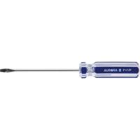 Tournevis &agrave; fente bleu transparent avec bandes , Tige de 1/8", Ronde, Prise en Plastique Seagulf Marine Industries Inc.