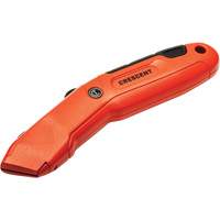 Auto-Retracting Safety Knife, 1", Steel, Aluminum Handle Seagulf Marine Industries Inc.