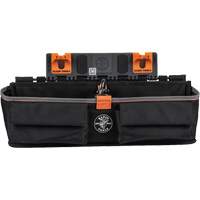 Bucket Work CentreS-Hook Large Pouch Module, Nylon, 3 Pockets, Black/Orange Seagulf Marine Industries Inc.