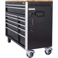 HDRC5212 HD Series Roller Cabinet, 12 Drawers, 51-1/4" W x 21" D x 40-3/10" H, Black Seagulf Marine Industries Inc.