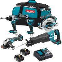 18V LXT Brushless 5 Tool Combo Kit, Lithium-Ion, 18 V Seagulf Marine Industries Inc.