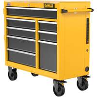 Heavy-Duty Mobile Workstation, 8 Drawers, 40" W x Yellow Seagulf Marine Industries Inc.