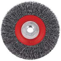 Brosse m&eacute;tallique &agrave; fils torsad&eacute;s &agrave; haut rendement 5C14T, 5" dia., Fils 0,014", Arbre 5/8"-11NC Seagulf Marine Industries Inc.