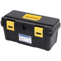 Coffre &agrave; outils portatif en plastique JPTB-16, 16" la x 8" p x 7-1/2" h, Noir Seagulf Marine Industries Inc.