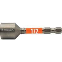 Impactech&reg; Nut Driver, 1/2" Tip, 1/4" Drive, 2-9/16" L, Magnetic Seagulf Marine Industries Inc.