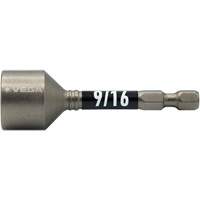 Impactech&reg; Nut Driver, 9/16" Tip, 1/4" Drive, 2-9/16" L, Magnetic Seagulf Marine Industries Inc.