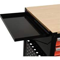 Chariot utilitaire, 4 tiroirs, Noir/Orange Seagulf Marine Industries Inc.