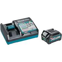 40Vmax XGT 2.5Ah Battery & Fast Charger Starter Kit, 40 V, Lithium-Ion Seagulf Marine Industries Inc.