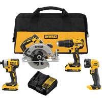 Ensemble quatre outils sans fil et sans balai MAX* (2.0Ah), 20 V Seagulf Marine Industries Inc.