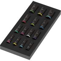 Foam Insert Zyklop B Impaktor Deep Socket Set 1, 15 Pcs, Impact, 3/8" Drive Size, Deep Seagulf Marine Industries Inc.