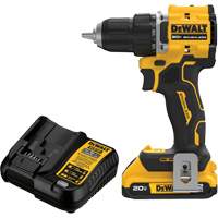 Ensemble visseuse-perceuse sans fil et sans balai ATOMIC COMPACT SERIES, Lithium-ion, 20 V, Mandrin 1/2" Seagulf Marine Industries Inc.