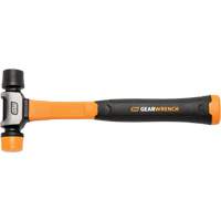 Soft Face Hammer, 16 oz. Head Weight, Plain Face, Solid Steel Handle, 12-1/4" L Seagulf Marine Industries Inc.
