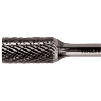 Double Cut Cylindrical Carbide Burr, 1/2" Dia., 1/4" Shank, 1" Depth of Cut Seagulf Marine Industries Inc.