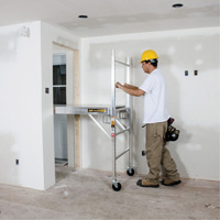 Mobile Work Scaffolding - Maxi Square Scaffolding, Aluminum Frame, 74" D x 75" H Seagulf Marine Industries Inc.