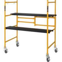 Jobsite Series 4' Basic Mini Scaffold Kit, Steel Frame, 41" D x 45-3/4" H Seagulf Marine Industries Inc.