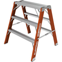 Buildman Step-up Workbench, 3' H x 34.75" W x 33.25" D, 300 lbs. Capacity, Fibreglass Seagulf Marine Industries Inc.
