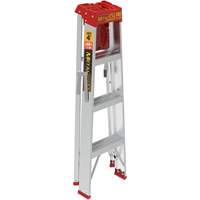 Step Ladder with Paint Tray, 4', Aluminum, 200 lbs. Capacity, Type 3 Seagulf Marine Industries Inc.