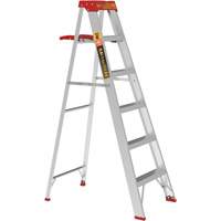 Step Ladder with Paint Tray, 6', Aluminum, 200 lbs. Capacity, Type 3 Seagulf Marine Industries Inc.