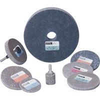 Standard Abrasives 500 Series Soft Density Unitized Wheels, 3" x 1/4", 1/4" Arbor, Medium Grit, Aluminum Oxide Seagulf Marine Industries Inc.
