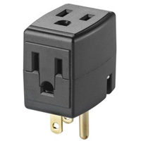 Grounded Triple Cube, 3 Outlet(s), None, 15 Amps, 1875 W, 125 V Seagulf Marine Industries Inc.