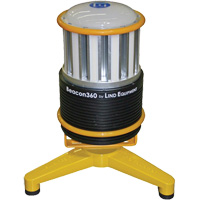 Lampe de travail portative Beacon360 GO avec support au sol, DEL, 45 W, 6000 lumens, Boîtier en Aluminium Seagulf Marine Industries Inc.