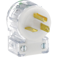 Angled Hospital Grade Extension Plug, Nylon, 20 Amps, 125 V Seagulf Marine Industries Inc.