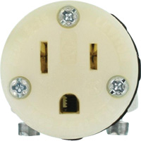 Connecteur de prise de rallonge de qualit&eacute; hospitali&egrave;re, 5-15R, Nylon Seagulf Marine Industries Inc.
