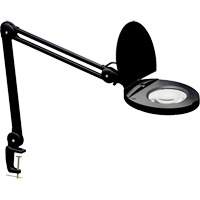 Lampe loupe ajustable, Dioptrie 3, Ampoule DEL, Bras de 47", Pinces serre-joints, Noir Seagulf Marine Industries Inc.