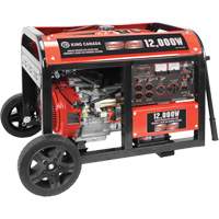 G&eacute;n&eacute;ratrice &agrave; essence &agrave; d&eacute;marrage &eacute;lectrique avec ensemble de roues, 12 000 W de surtension, 9000 W nominale, 120 V/240 V, R&eacute;servoir de 31 L Seagulf Marine Industries Inc.