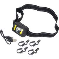 Lampe frontale, DEL, 350 lumens, 2 hres de fonctionnement, piles Rechargeable Seagulf Marine Industries Inc.