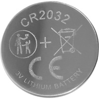CR2032 Lithium Battery, 3 V Seagulf Marine Industries Inc.