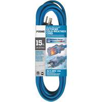 Cordon rallonge pour le froid extr&ecirc;me Glacier Flex, Ext&eacute;rieur, SJTW, AWG 16/3, 13 A, 15' Seagulf Marine Industries Inc.