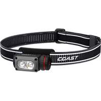 Lampe frontale COAST WPH10R &agrave; deux couleurs avec aimant et agrafe, DEL, 500 lumens, 3,25 hres de fonctionnement, piles Rechargeable Seagulf Marine Industries Inc.